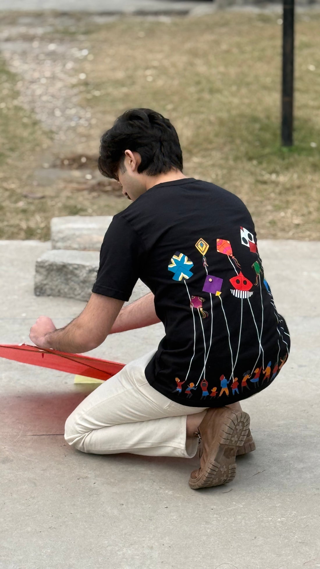 Basant T shirt (black)